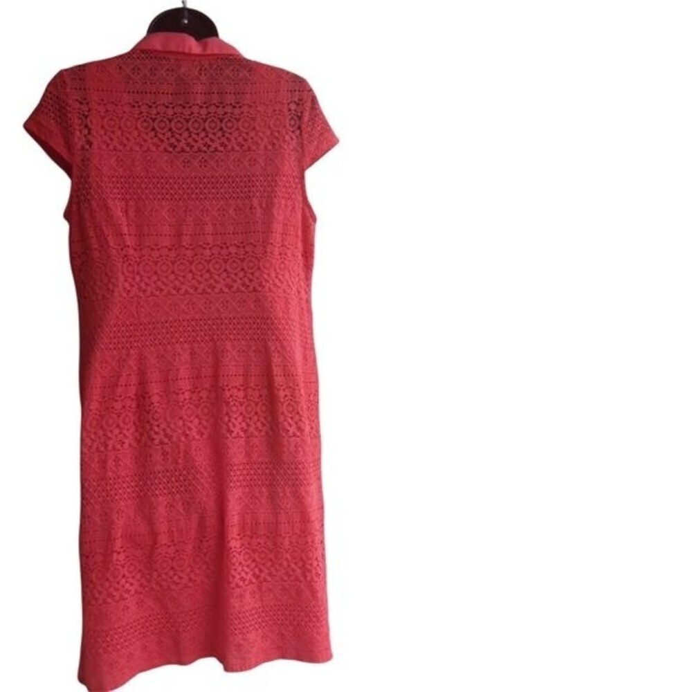 - CB Established 1962 Floral Embroidered Lace Dress Size 14 - Picture 6 of 6